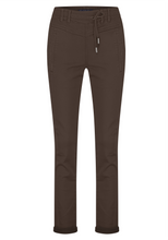 Load image into Gallery viewer, Red Button Brown Tessy Joggers
