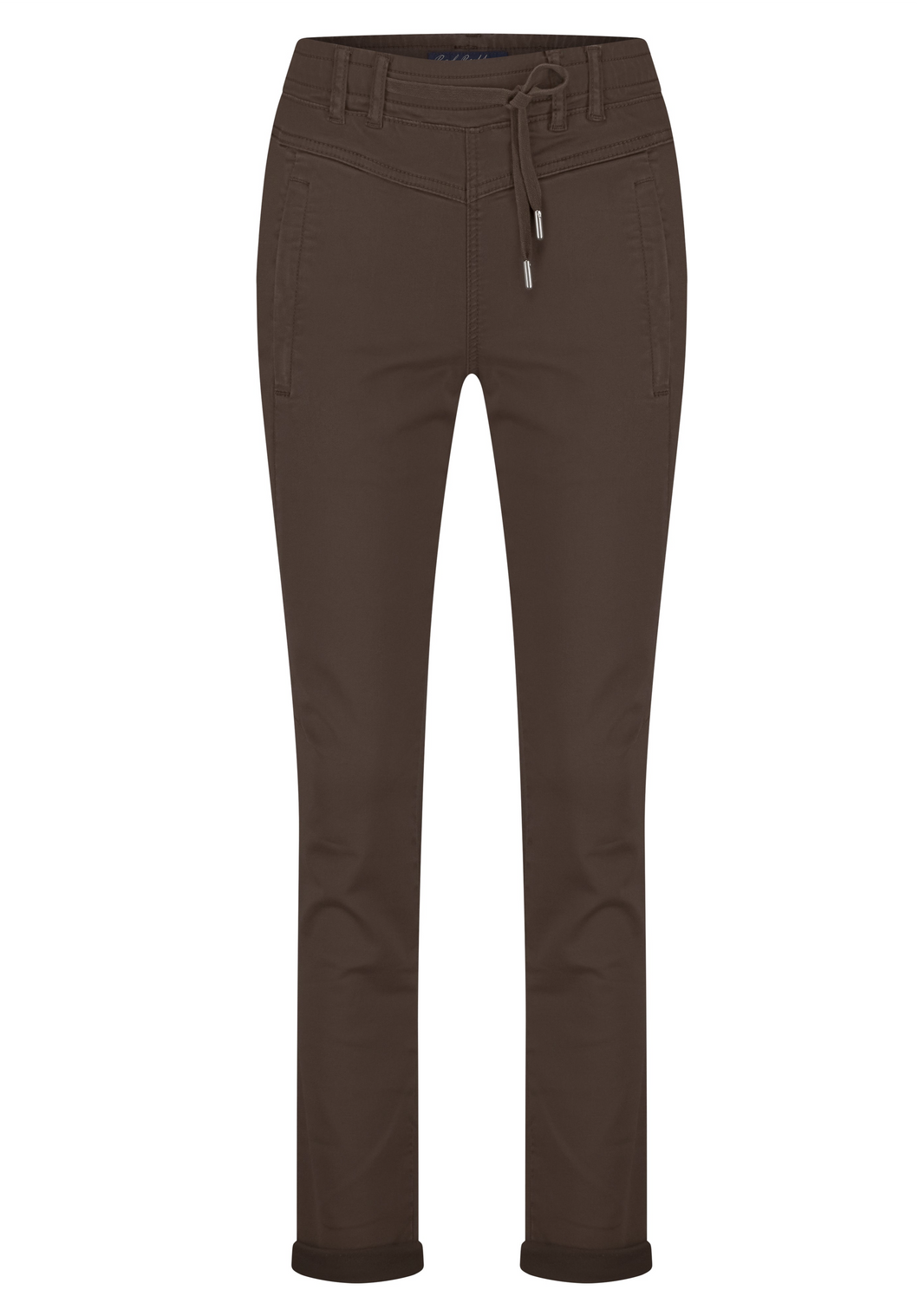 Red Button Brown Tessy Joggers