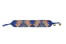 Load image into Gallery viewer, Royal Blue &amp; Peach Lotus Leaf Beaded Bracelet
