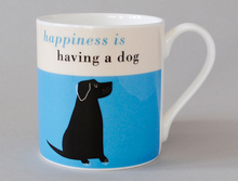 Load image into Gallery viewer, Repeat Repeat Happiness Black Lab Mug

