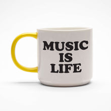Load image into Gallery viewer, Snoopy Music Is Life Mug
