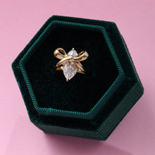 Load image into Gallery viewer, Amelia Scott Bow CZ Ring - Gold
