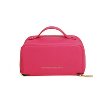 Load image into Gallery viewer, Alice Wheeler Pink / Black Train Case - 2 Sizes
