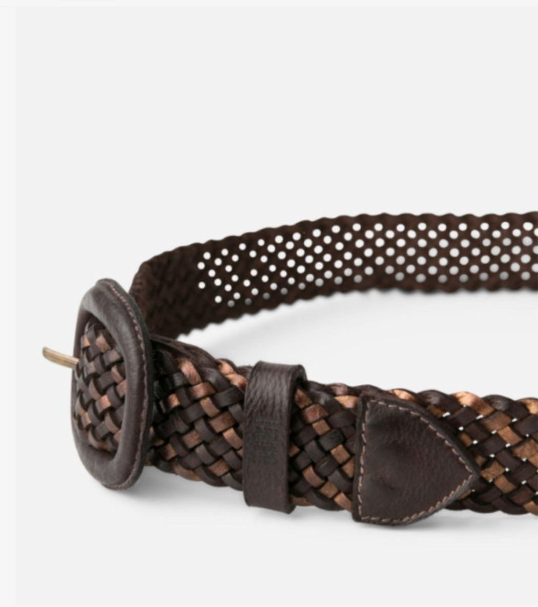 BIBA Kanab Woven Leather Belt - 3 Lengths