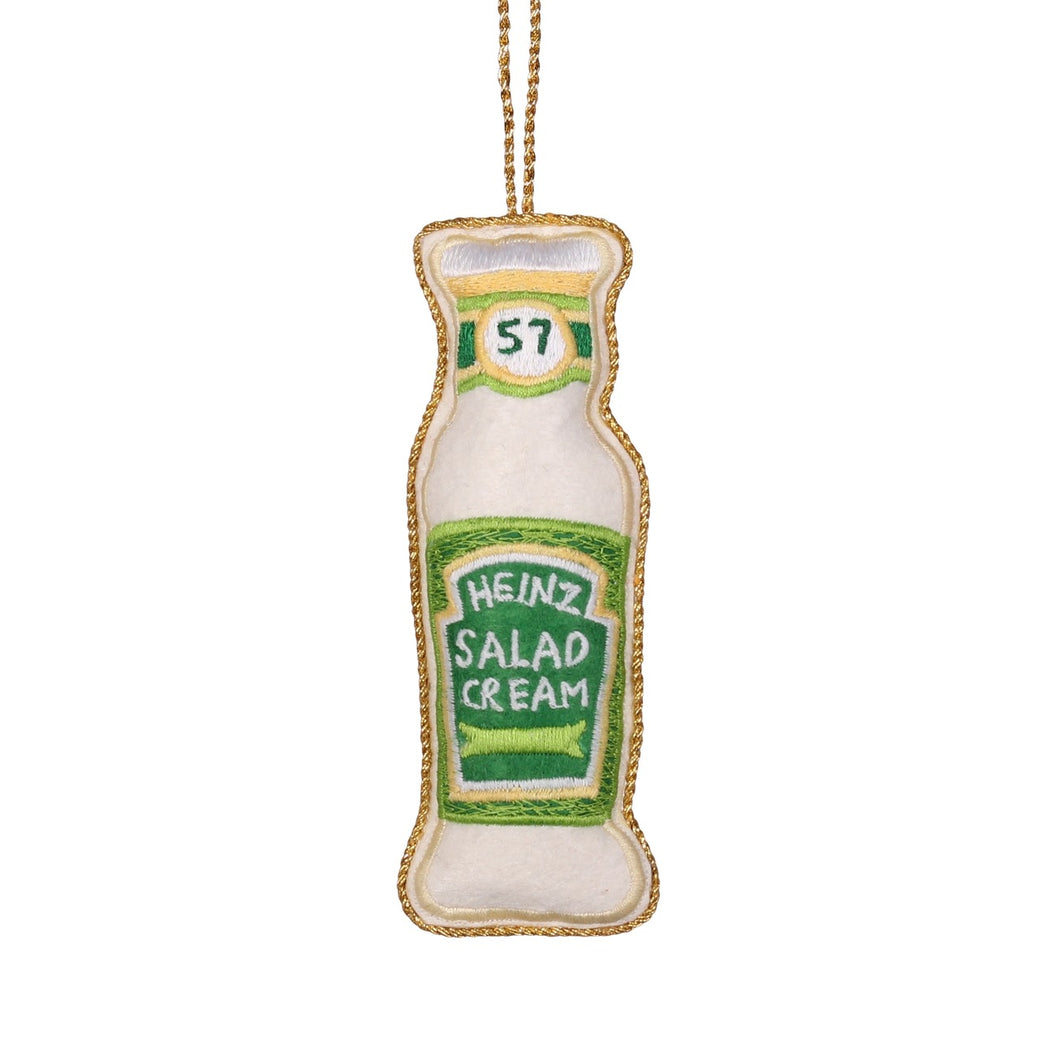 Heinz Salad Cream Embroidered Decoration