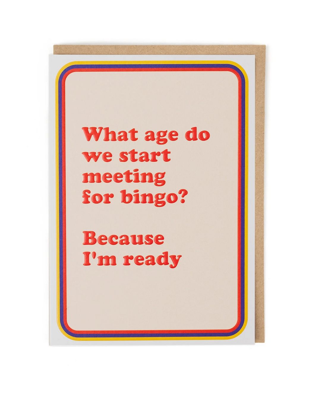 Bingo Greeting Card