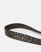 Load image into Gallery viewer, BIBA Black Lovington Stars Leather Belt - 3 Lengths
