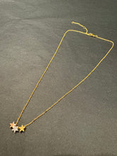 Load image into Gallery viewer, Star Trio Necklace - Gold &amp; Silver
