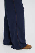 Load image into Gallery viewer, B Young Soft Touch Navy Wide Leg Track Pants
