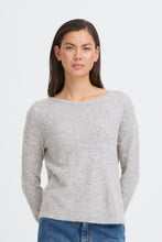 Load image into Gallery viewer, ICHI Macon Grey &amp; Pearl Jumper
