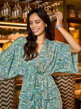 Load image into Gallery viewer, Black Colour DK Luna V-Neck Blouse
