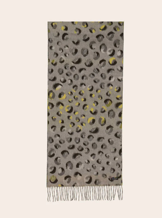 Double Face Leo Pattern Scarf