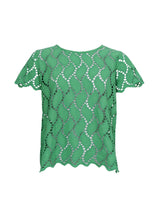 Load image into Gallery viewer, Black Colour DK Freya Cut-Out Top - Black / Green
