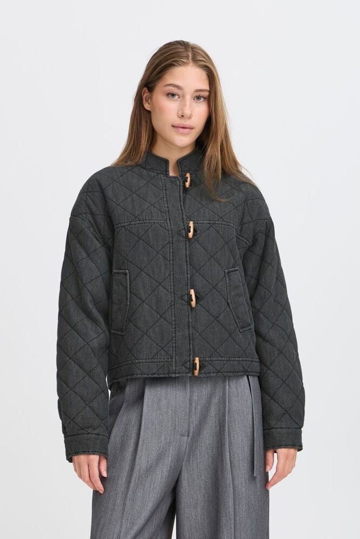 ICHI Elovera Jacket - Dark Grey