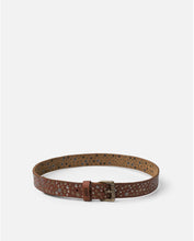 Load image into Gallery viewer, BIBA Tan Lovington Stars Leather Belt - 2 Lengths
