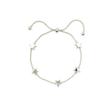 Load image into Gallery viewer, Five Stars Adjustable Bracelet - Gold/Silver/Mixed
