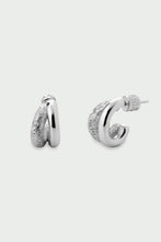 Load image into Gallery viewer, Tutti Mirage Earrings Small - Silver &amp; Gold
