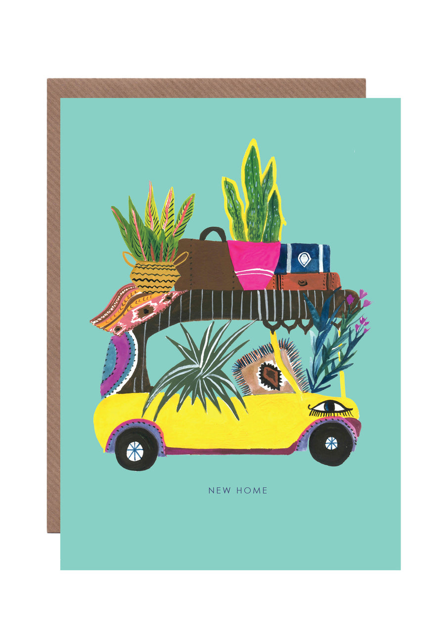 New Home Tuk Tuk Greeting Card