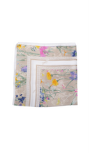 Load image into Gallery viewer, Black Colour DK Spring Floral Neckerchief
