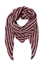 Load image into Gallery viewer, Black Colour DK Mini Stripe Knitted Scarf - 2 Colours
