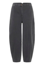 Load image into Gallery viewer, ICHI Kate Barrel Jeans - Dark Grey
