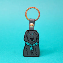 Load image into Gallery viewer, Ark Colour leather Spaniel Keyring
