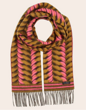Load image into Gallery viewer, Graphic Jagged Pattern Scarf
