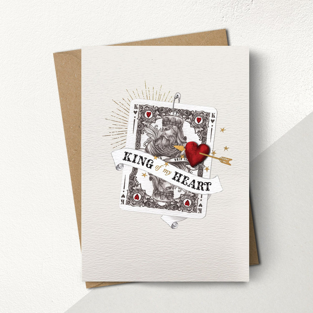 Stephanie Davies King of my Heart Card