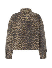 Load image into Gallery viewer, mbyM Leopard Print Denim Jacket
