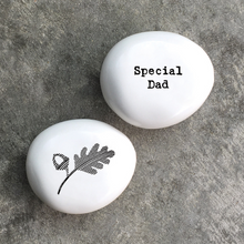 Load image into Gallery viewer, East of India Sentiment Porcelain Pebbles - 12 Options

