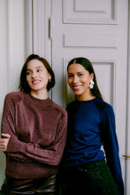 Load image into Gallery viewer, B Young Lurex Boatneck Jumper
