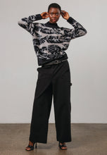 Load image into Gallery viewer, Religion Precious Jumper - Black &amp; Stone
