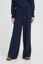 Load image into Gallery viewer, B Young Soft Touch Navy Wide Leg Track Pants
