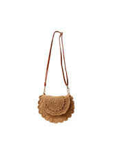 Load image into Gallery viewer, Black Colour DK Crochet Mini Bag
