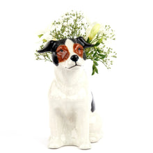 Load image into Gallery viewer, Quail Jack Russell Small Flower Vase

