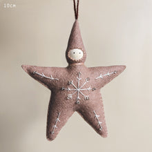 Load image into Gallery viewer, East of India Large Felt Star Baby - 4 Colours
