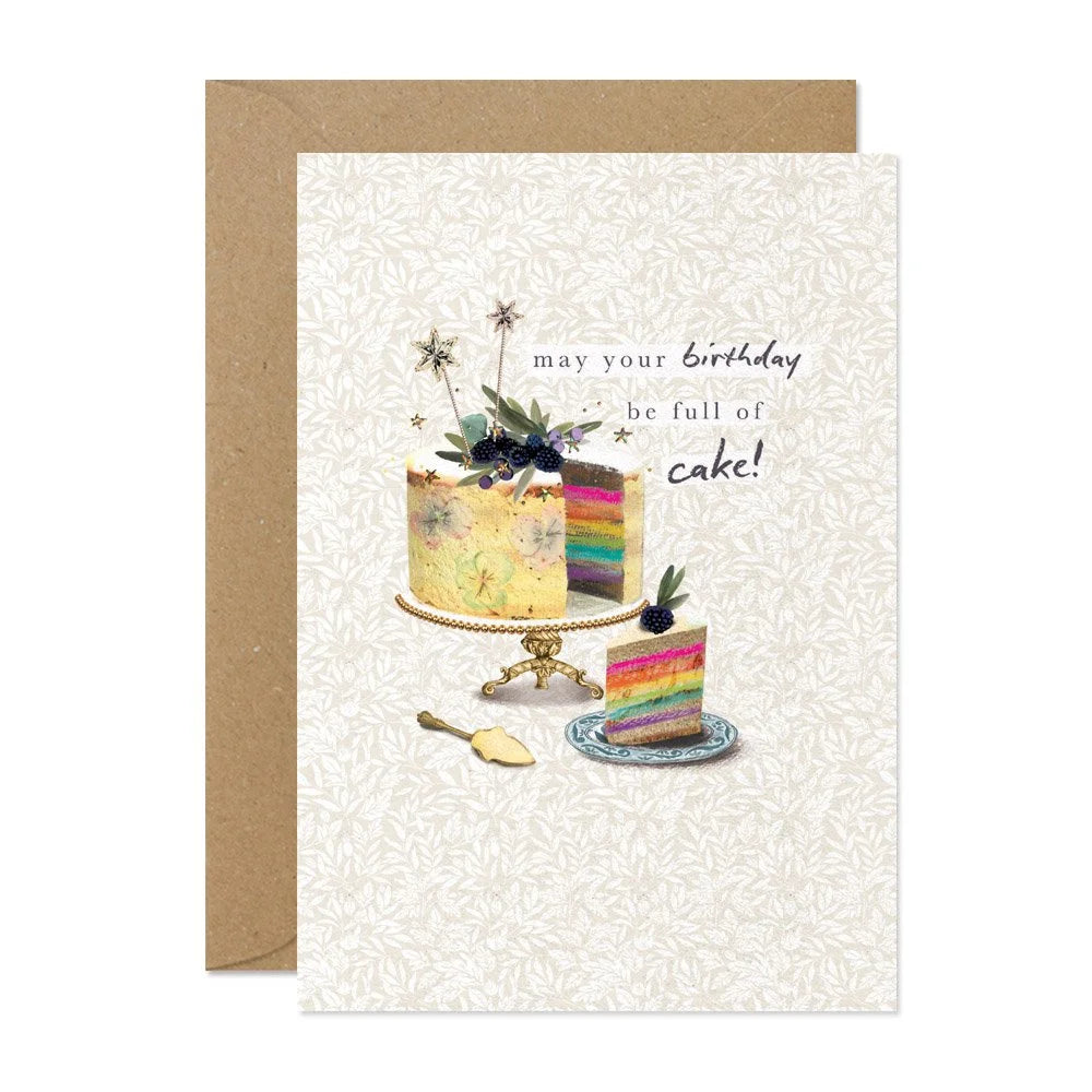 Stephanie Davies May Your Birthday Be Full of Cake Greeting Card