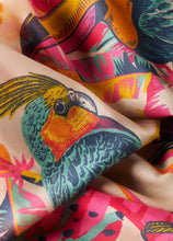Load image into Gallery viewer, Powder Tropical Paradise Cotton Scarf
