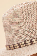 Load image into Gallery viewer, Powder Natalie Natural Hat with Rope Band
