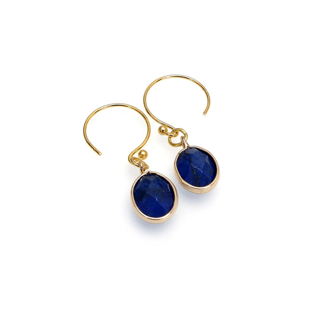 Annabella Moore Blue Lapis Drop Earrings in a Bottle