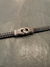 Load image into Gallery viewer, Tribal Steel Men’s Vegan Link Bracelet
