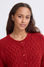 Load image into Gallery viewer, ICHI Bela Cardigan - Red Dahlia
