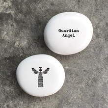Load image into Gallery viewer, East of India Sentiment Porcelain Pebbles - 12 Options
