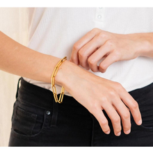 Load image into Gallery viewer, Long Links Bracelet Gold
