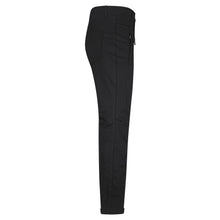 Load image into Gallery viewer, Red Button Black Tessy Joggers
