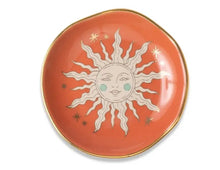 Load image into Gallery viewer, Celestial Ceramic Trinket Dish - Terracotta Sun
