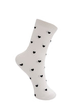 Load image into Gallery viewer, Black Colour DK Love Socks
