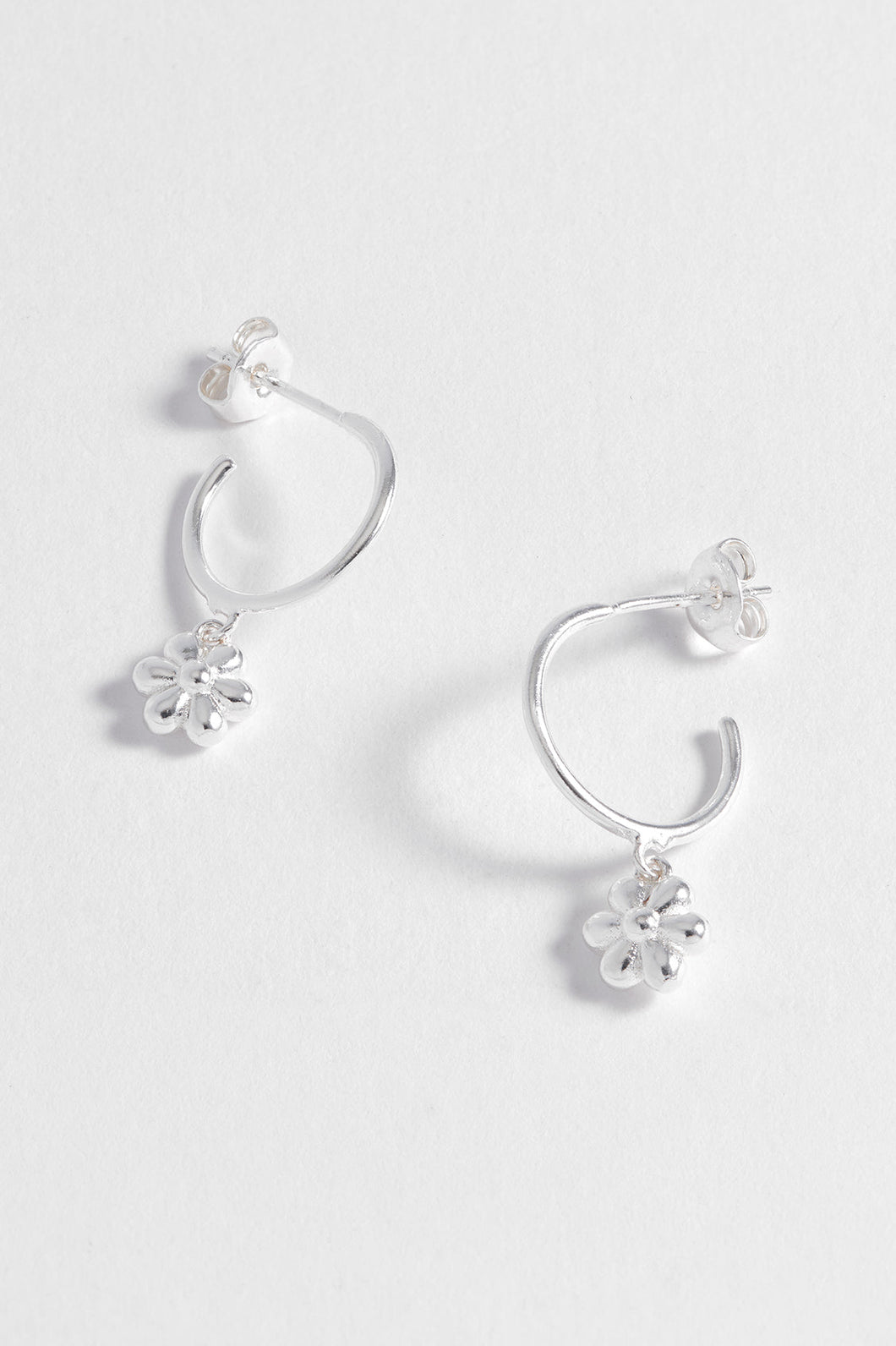 Estella Bartlett Flower Hoop Earrings