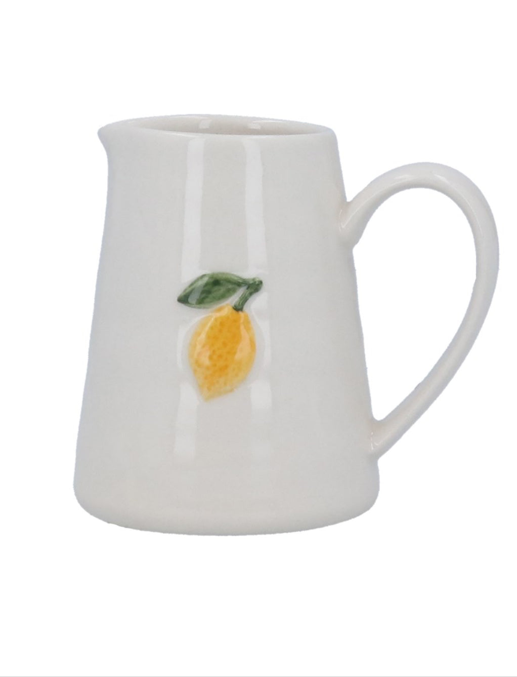 Gisela Graham Lemon Stoneware Mini Jug