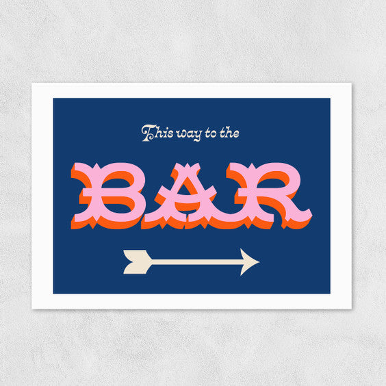 The Bar - A3 Print (unframed)